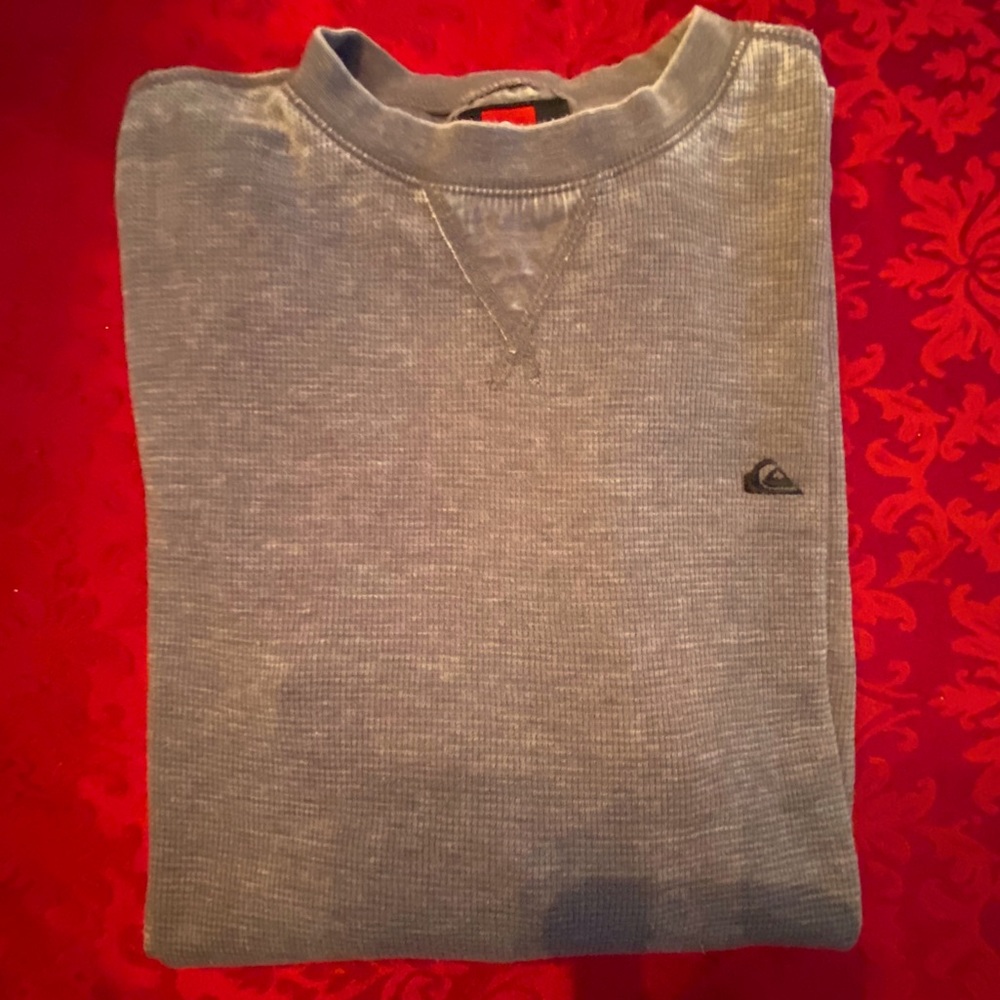 NEW Quicksilver Boys Gray Long Sleeve